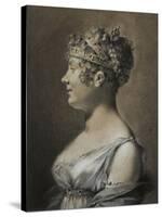 Portrait of Catherine Talleyrand, Princesse De Bénévent, 1806-1807-Pierre-Paul Prud'hon-Stretched Canvas