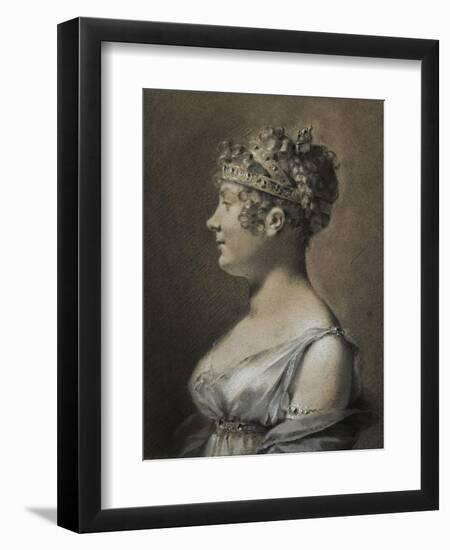 Portrait of Catherine Talleyrand, Princesse De Bénévent, 1806-1807-Pierre-Paul Prud'hon-Framed Giclee Print