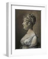 Portrait of Catherine Talleyrand, Princesse De Bénévent, 1806-1807-Pierre-Paul Prud'hon-Framed Giclee Print