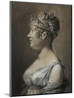 Portrait of Catherine Talleyrand, Princesse De Bénévent, 1806-1807-Pierre-Paul Prud'hon-Mounted Giclee Print