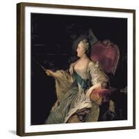 Portrait of Catherine The Great, 1763-Fedor Stepanovich Rokotov-Framed Giclee Print