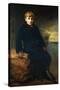 Portrait of Cecil Webb, Seated Full Length, Wearing a Black Coat with a Fur Collar, 1887-John Everett Millais-Stretched Canvas