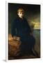 Portrait of Cecil Webb, Seated Full Length, Wearing a Black Coat with a Fur Collar, 1887-John Everett Millais-Framed Giclee Print