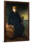 Portrait of Cecil Webb, Seated Full Length, Wearing a Black Coat with a Fur Collar, 1887-John Everett Millais-Framed Giclee Print