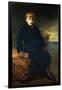 Portrait of Cecil Webb, Seated Full Length, Wearing a Black Coat with a Fur Collar, 1887-John Everett Millais-Framed Giclee Print