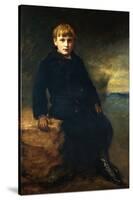 Portrait of Cecil Webb, Seated Full Length, Wearing a Black Coat with a Fur Collar, 1887-John Everett Millais-Stretched Canvas