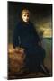 Portrait of Cecil Webb, Seated Full Length, Wearing a Black Coat with a Fur Collar, 1887-John Everett Millais-Mounted Giclee Print