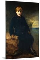 Portrait of Cecil Webb, Seated Full Length, Wearing a Black Coat with a Fur Collar, 1887-John Everett Millais-Mounted Giclee Print