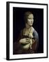 Portrait of Cecilia Gallerani (Lady with an Ermine)-Leonardo da Vinci-Framed Giclee Print