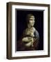 Portrait of Cecilia Gallerani (Lady with an Ermine)-Leonardo da Vinci-Framed Premium Giclee Print