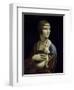 Portrait of Cecilia Gallerani (Lady with an Ermine)-Leonardo da Vinci-Framed Premium Giclee Print