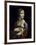 Portrait of Cecilia Gallerani (Lady with an Ermine)-Leonardo da Vinci-Framed Giclee Print