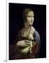 Portrait of Cecilia Gallerani (Lady with an Ermine)-Leonardo da Vinci-Framed Giclee Print