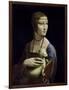 Portrait of Cecilia Gallerani (Lady with an Ermine)-Leonardo da Vinci-Framed Giclee Print