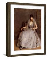 Portrait of Cecilia Tower, 1889-James Jebusa Shannon-Framed Giclee Print