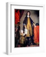 Portrait of Cecilius Calvert with His Grandson and Houseboy-Gerard Soest-Framed Giclee Print