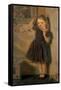 Portrait of Cecily Palgrave, 19th Century-Arthur Hughes-Framed Stretched Canvas