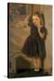 Portrait of Cecily Palgrave, 19th Century-Arthur Hughes-Stretched Canvas