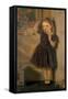 Portrait of Cecily Palgrave, 19th Century-Arthur Hughes-Framed Stretched Canvas