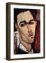 Portrait of Celso Laga-Amedeo Modigliani-Framed Art Print