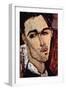 Portrait of Celso Laga-Amedeo Modigliani-Framed Art Print