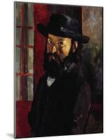 Portrait of Cezanne with Felt Hat, Around 1879-Paul Cézanne-Mounted Giclee Print