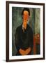 Portrait of Chaïm Soutine (1893-194)-Amedeo Modigliani-Framed Giclee Print