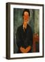 Portrait of Chaïm Soutine (1893-194)-Amedeo Modigliani-Framed Giclee Print