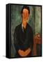 Portrait of Chaïm Soutine (1893-194)-Amedeo Modigliani-Framed Stretched Canvas