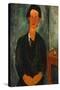 Portrait of Chaïm Soutine (1893-194)-Amedeo Modigliani-Stretched Canvas