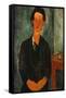 Portrait of Chaïm Soutine (1893-194)-Amedeo Modigliani-Framed Stretched Canvas