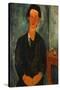 Portrait of Chaïm Soutine (1893-194)-Amedeo Modigliani-Stretched Canvas