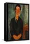 Portrait of Chaïm Soutine (1893-194)-Amedeo Modigliani-Framed Stretched Canvas