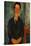 Portrait of Chaïm Soutine (1893-194)-Amedeo Modigliani-Stretched Canvas