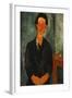 Portrait of Chaïm Soutine (1893-194)-Amedeo Modigliani-Framed Giclee Print