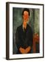 Portrait of Chaïm Soutine (1893-194)-Amedeo Modigliani-Framed Giclee Print