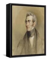 Portrait of Chambers Hall, 1835-John Linnell-Framed Stretched Canvas