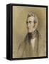 Portrait of Chambers Hall, 1835-John Linnell-Framed Stretched Canvas