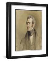 Portrait of Chambers Hall, 1835-John Linnell-Framed Giclee Print