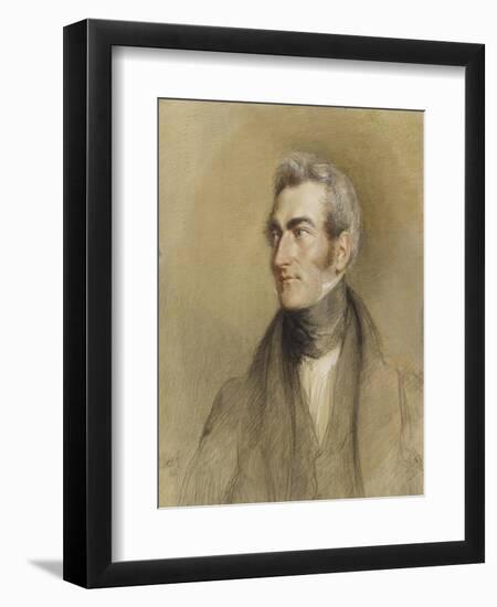 Portrait of Chambers Hall, 1835-John Linnell-Framed Giclee Print