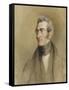 Portrait of Chambers Hall, 1835-John Linnell-Framed Stretched Canvas