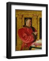 Portrait of Chancellor Guillaume Jouvenel Des Ursins (D.1472) 1460-65-Jean Fouquet-Framed Giclee Print