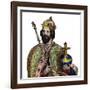 Portrait of Charlemagne (742-814), King of the Franks-French School-Framed Giclee Print