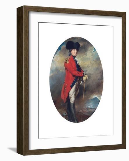 Portrait of Charles, 1st Marquis Cornwallis, 1782 (Pencil, Pastel and Bodycolour on Paper)-Daniel Gardner-Framed Giclee Print