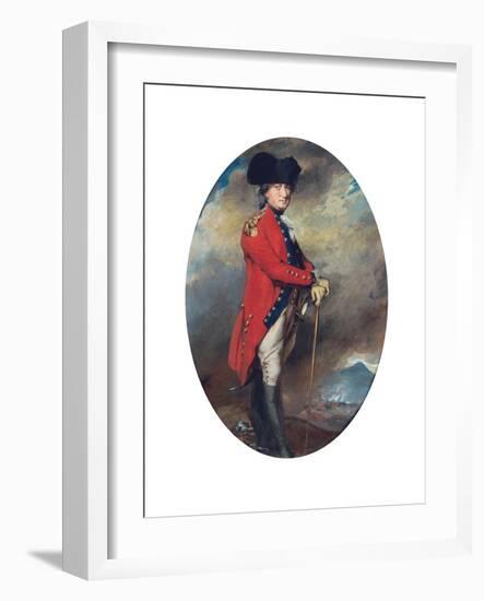 Portrait of Charles, 1st Marquis Cornwallis, 1782 (Pencil, Pastel and Bodycolour on Paper)-Daniel Gardner-Framed Giclee Print