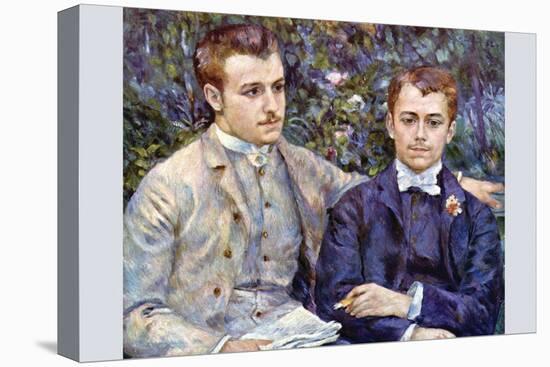 Portrait of Charles and George-Pierre-Auguste Renoir-Stretched Canvas