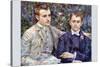 Portrait of Charles and George-Pierre-Auguste Renoir-Stretched Canvas