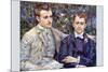 Portrait of Charles and George-Pierre-Auguste Renoir-Mounted Premium Giclee Print