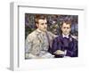 Portrait of Charles and George-Pierre-Auguste Renoir-Framed Art Print