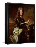 Portrait of Charles-Auguste de Matignon, Comte de Gace, Marechal de France 1691-Hyacinthe Rigaud-Framed Stretched Canvas